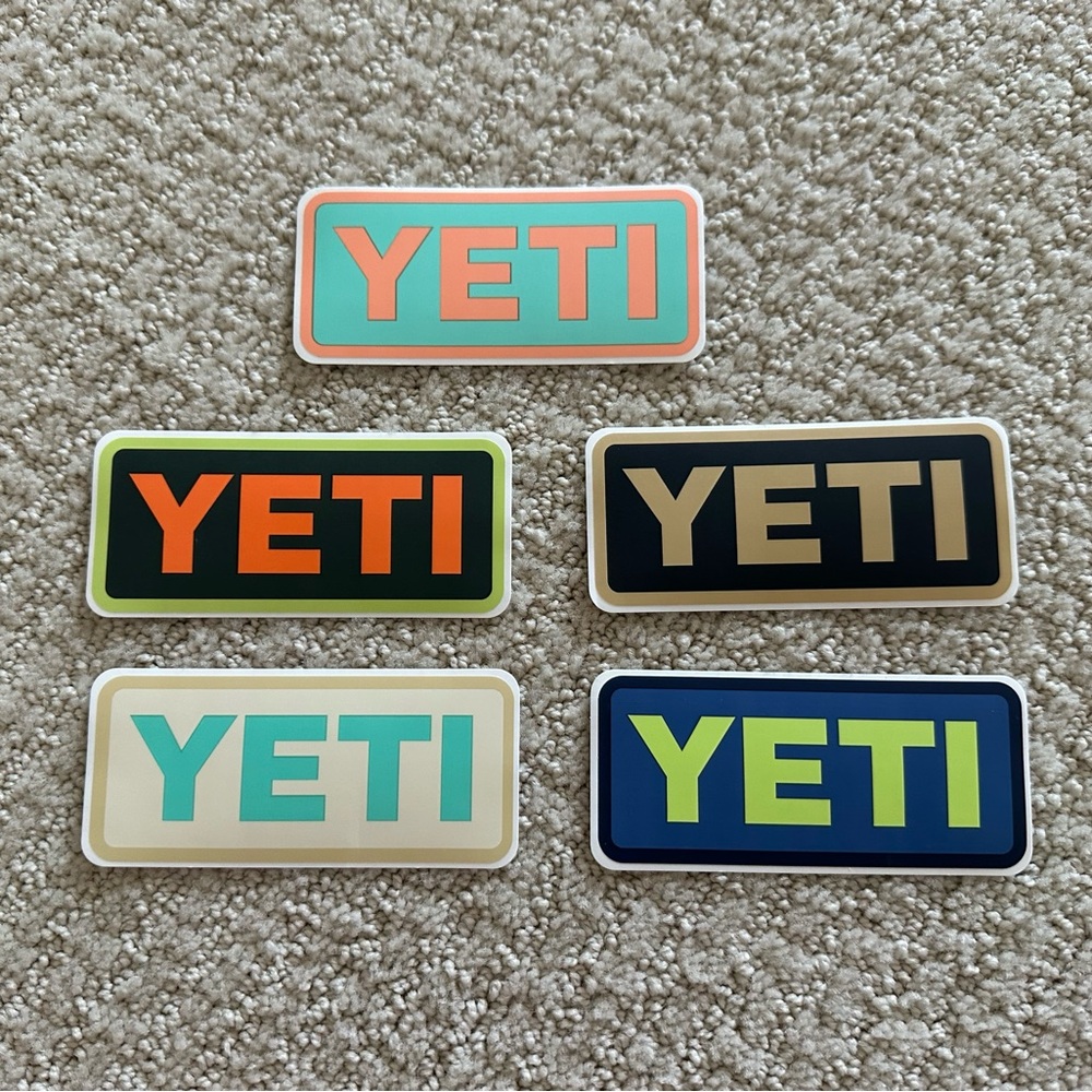 Yeti Stickers (4x2 inches)